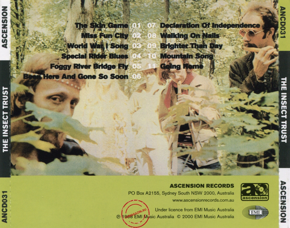 Audio CD: Insect Trust (1968) The Insect Trust