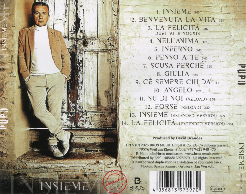 Audio CD: Pupo (2025) Insieme Audio CD: Pupo (2025) Insieme