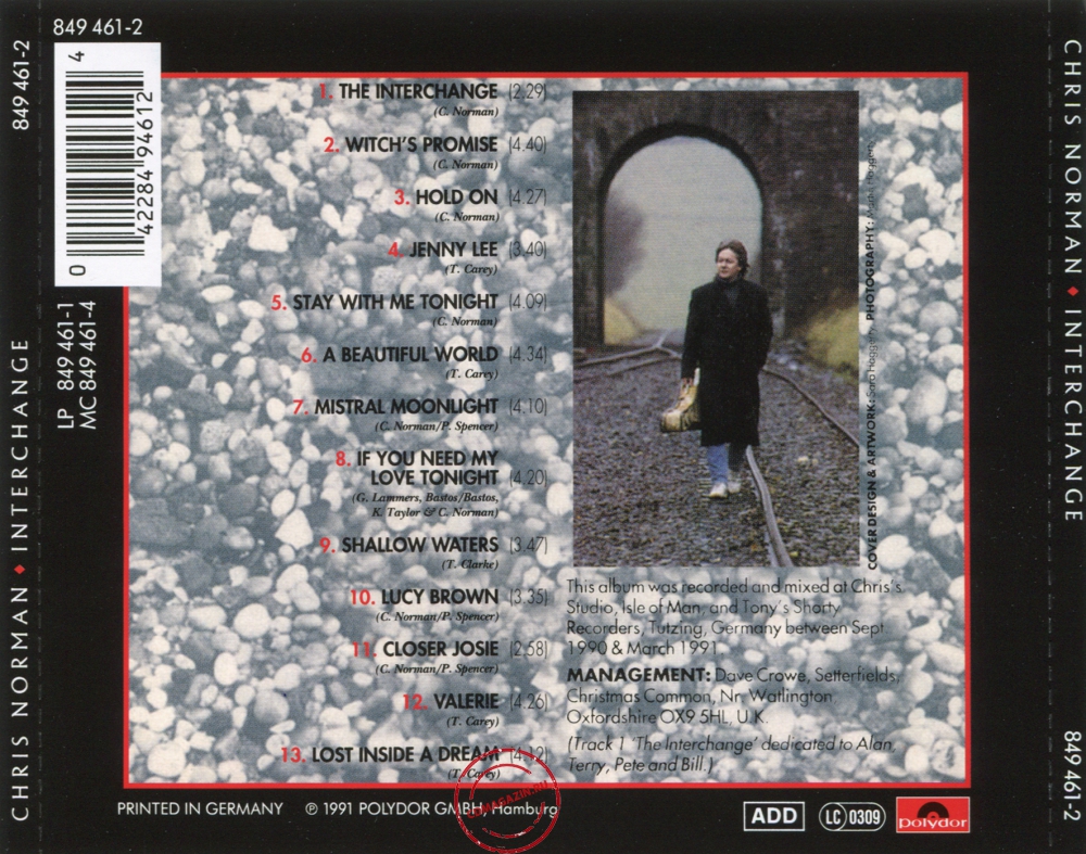 Audio CD: Chris Norman (1991) Interchange