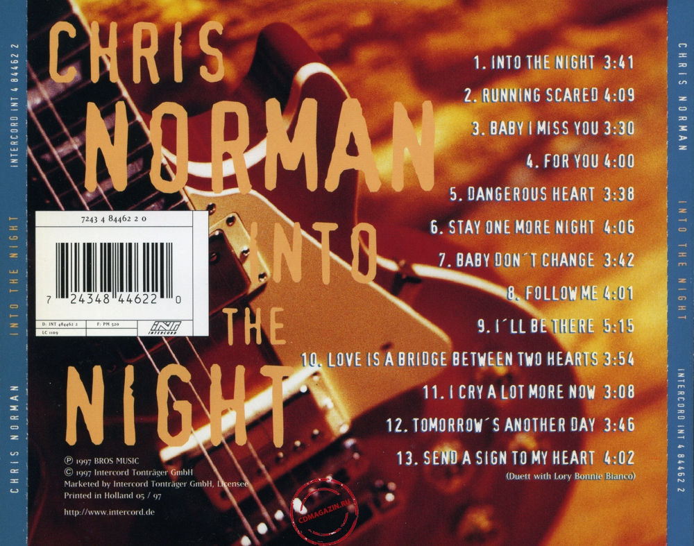 Audio CD: Chris Norman (1997) Into The Night