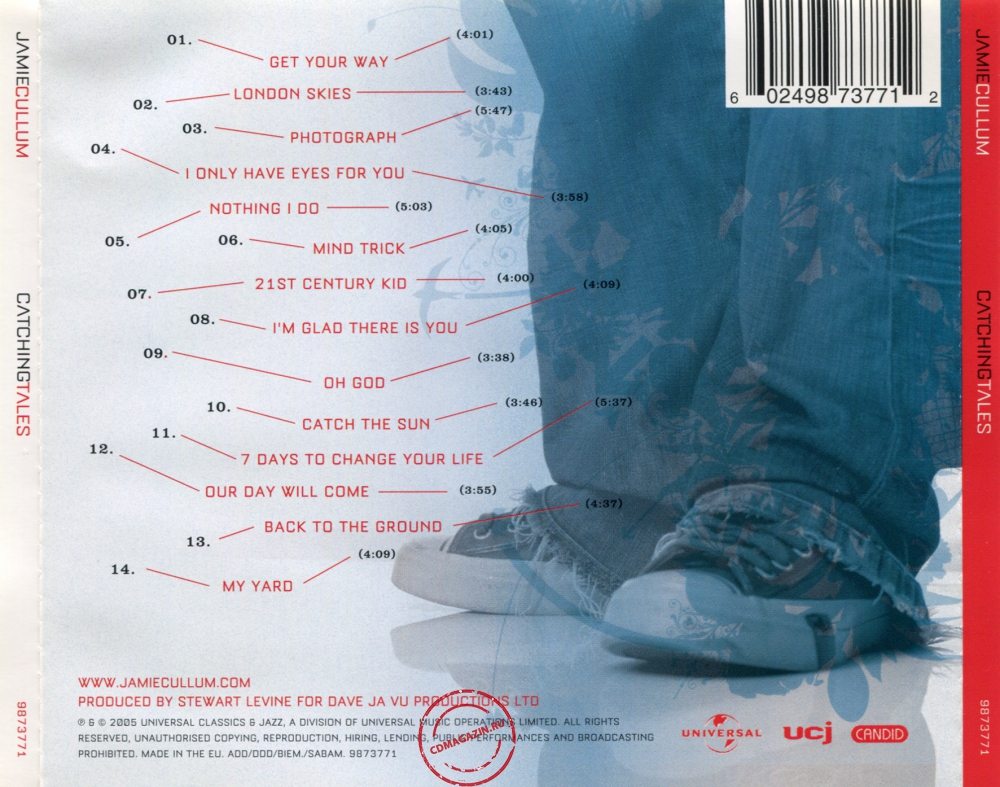 Audio CD: Jamie Cullum (2005) Catching Tales Audio CD: Jamie Cullum (2005) Catching Tales