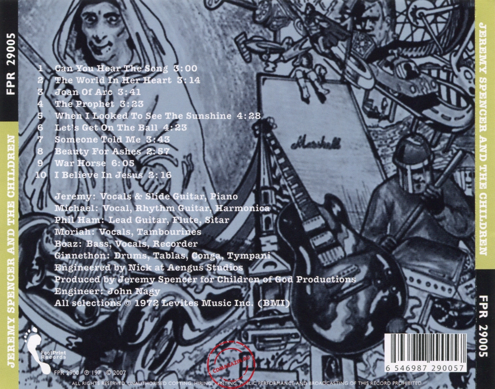 Audio CD: Jeremy Spencer And The Children (1972) Jeremy Spencer And The Children Audio CD: Jeremy Spencer And The Children (1972) Jeremy Spencer And The Children