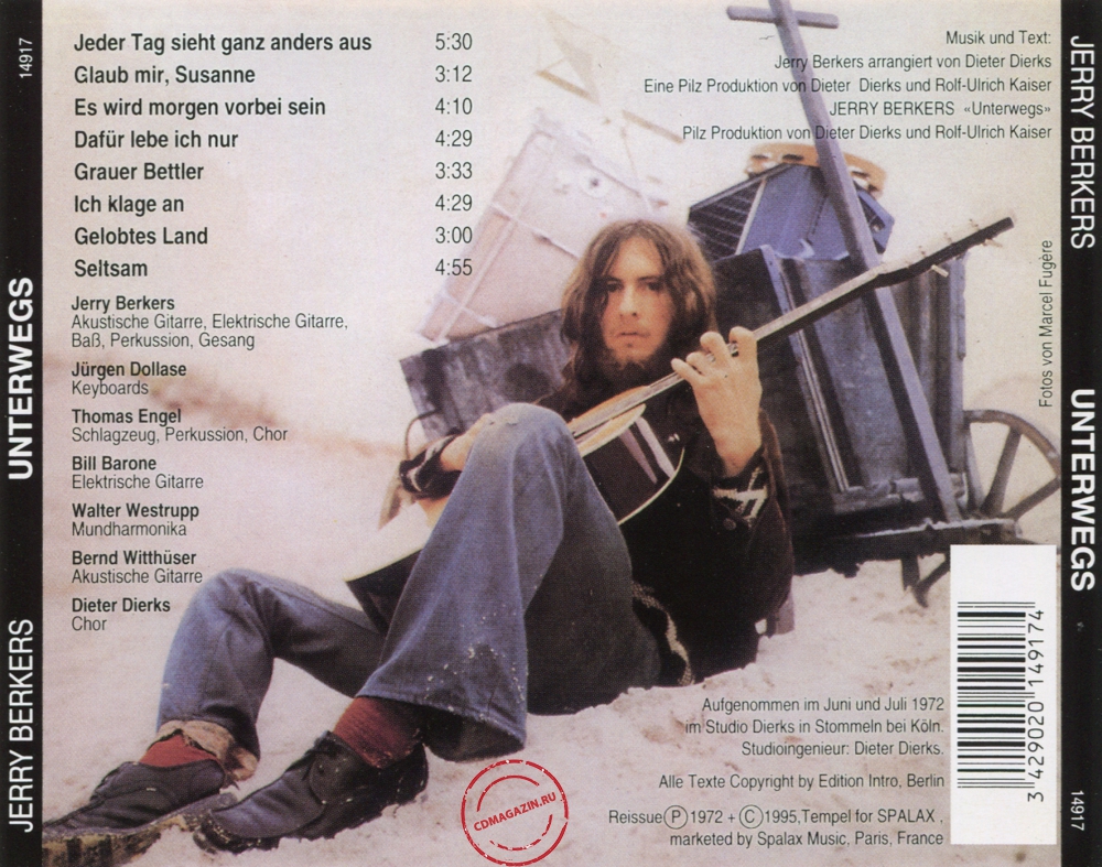 Audio CD: Jerry Berkers (1972) Unterwegs Audio CD: Jerry Berkers (1972) Unterwegs