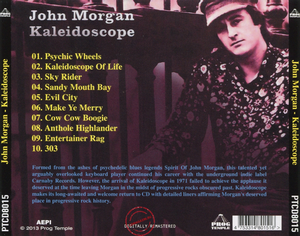 Audio CD: John Morgan (7) (1971) Kaleidoscope Audio CD: John Morgan (7) (1971) Kaleidoscope