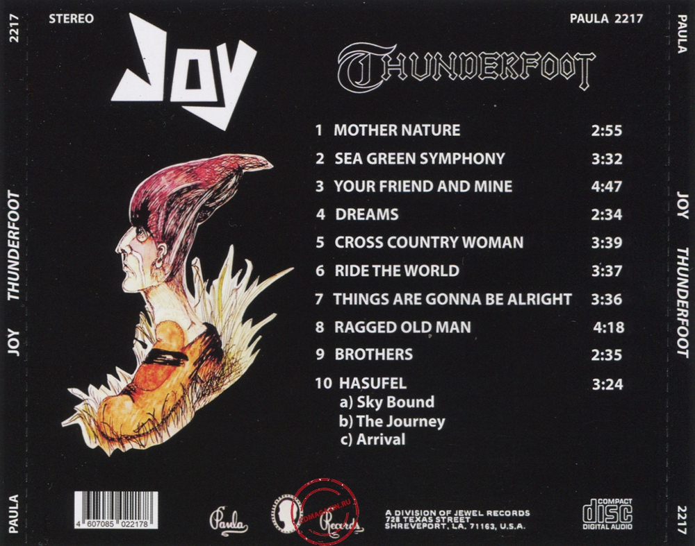 Audio CD: Joy (35) (1972) Thunderfoot Audio CD: Joy (35) (1972) Thunderfoot