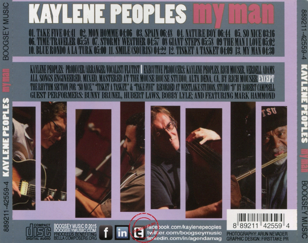 Audio CD: Kaylene Peoples (2015) My Man