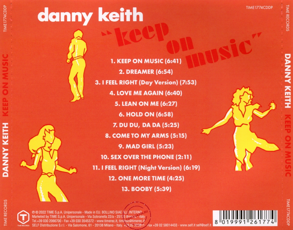 Audio CD: Danny Keith (2022) Keep On Music Audio CD: Danny Keith (2022) Keep On Music