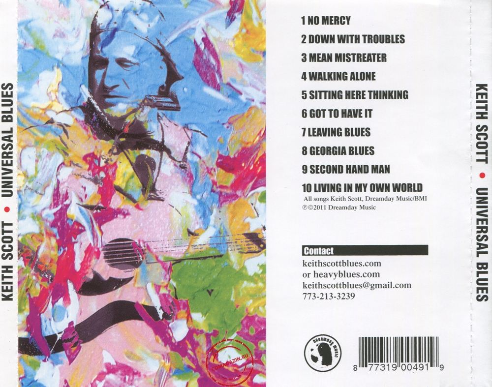 Audio CD: Keith Scott (6) (2011) Universal Blues Audio CD: Keith Scott (6) (2011) Universal Blues