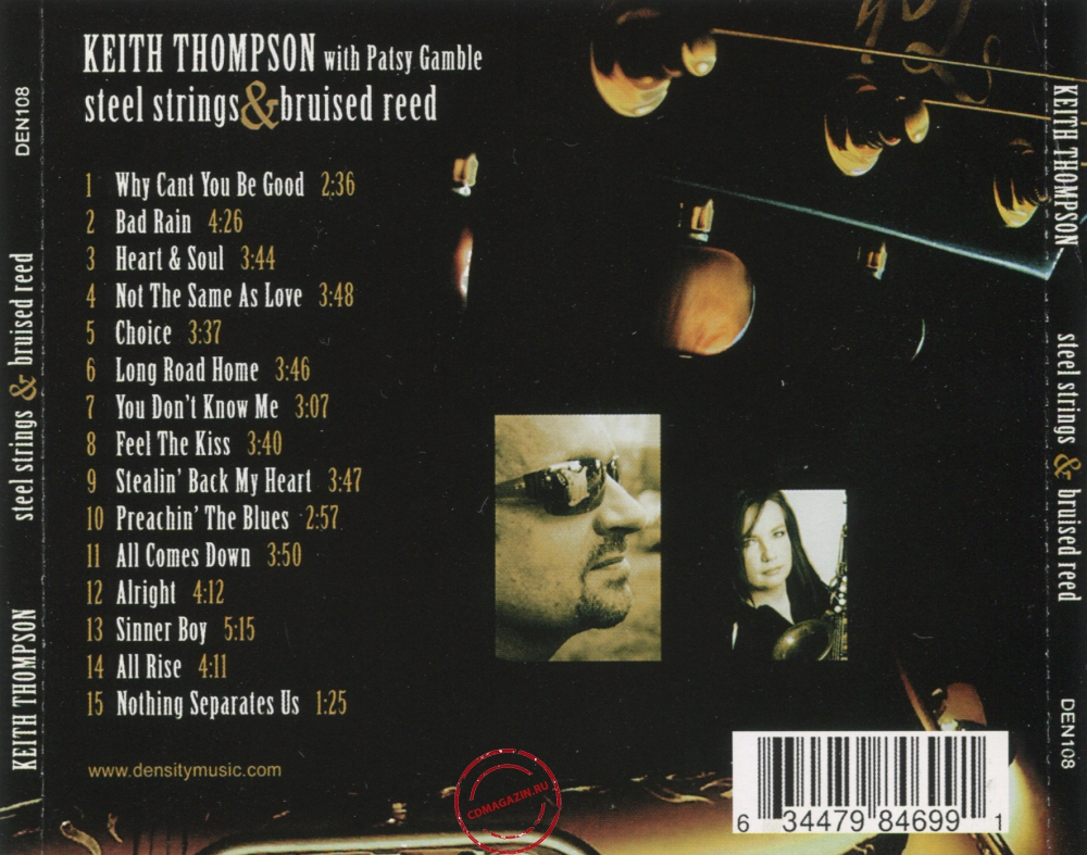 Audio CD: Keith Thompson (18) (2008) Steel Strings & Bruised Reed Audio CD: Keith Thompson (18) (2008) Steel Strings & Bruised Reed