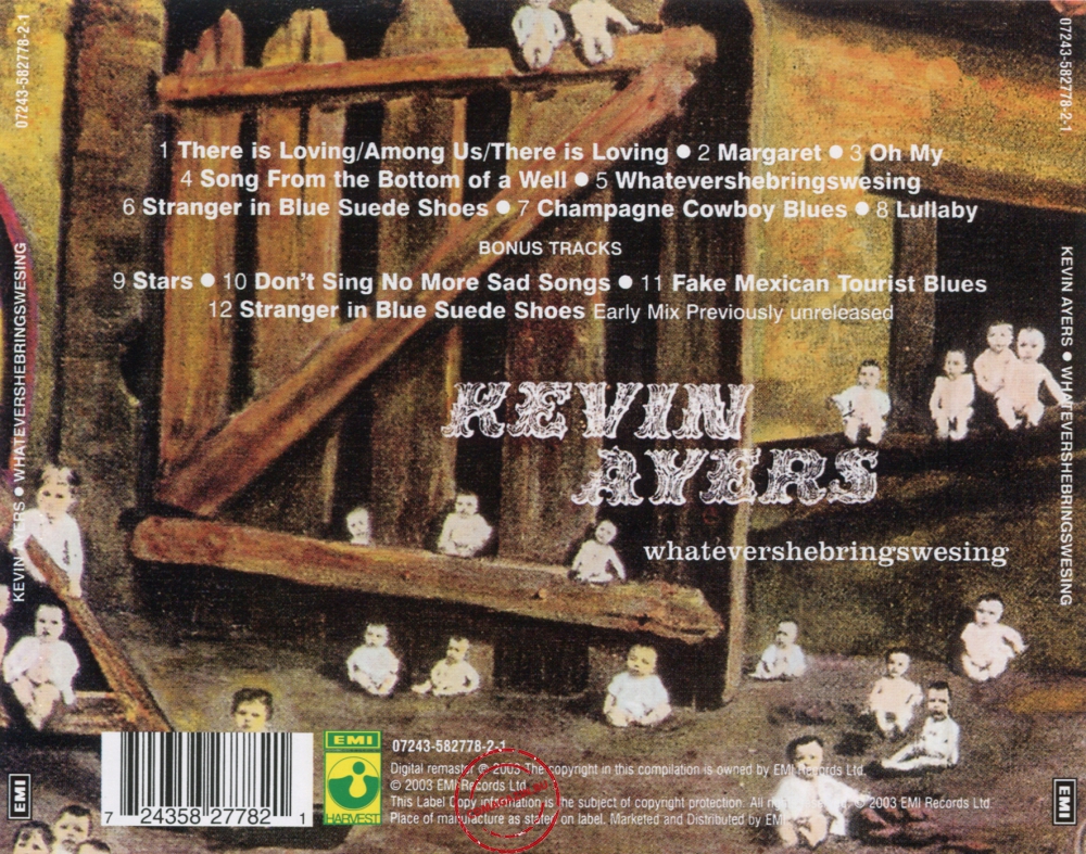 Audio CD: Kevin Ayers (1972) Whatevershebringswesing