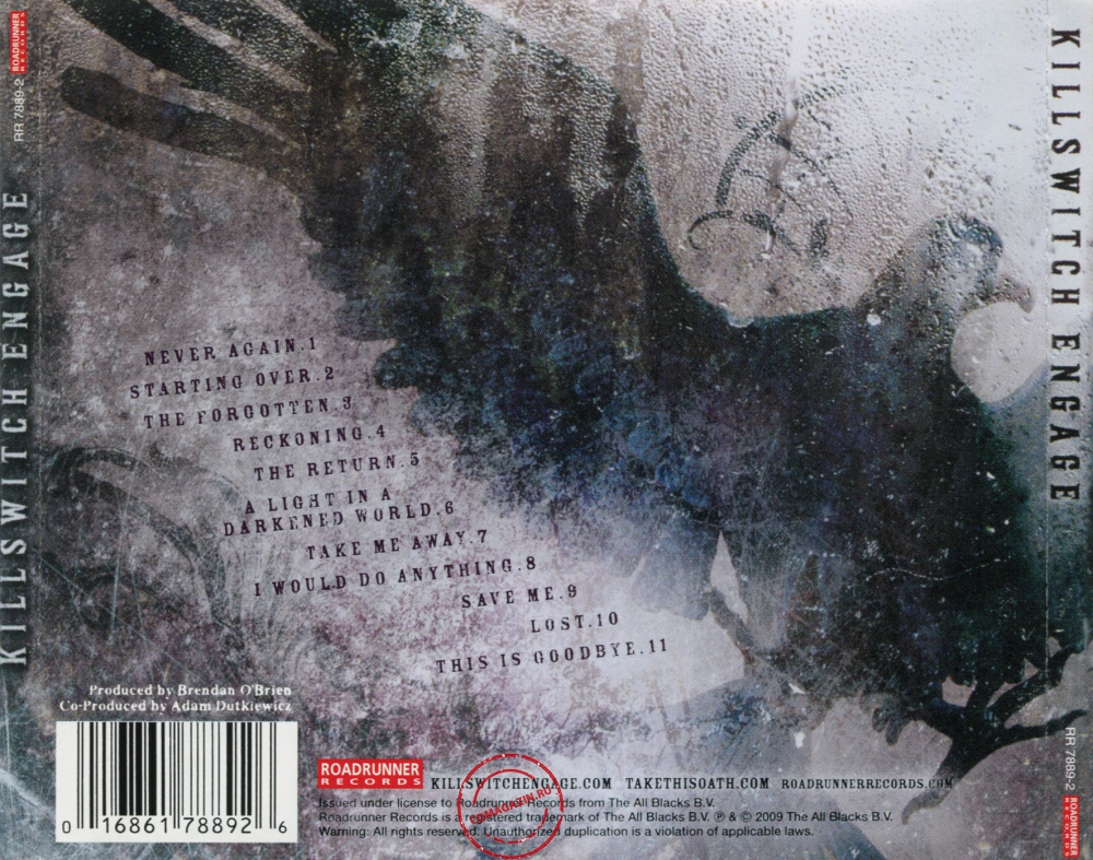 Audio CD: Killswitch Engage (2009) Killswitch Engage Audio CD: Killswitch Engage (2009) Killswitch Engage