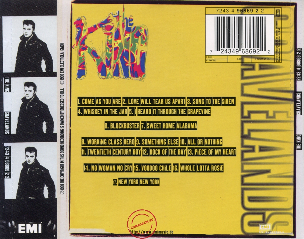 Audio CD: King (3) (1998) Gravelands