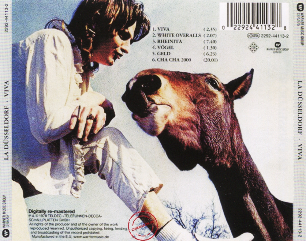 Audio CD: La Dusseldorf (1978) Viva Audio CD: La Dusseldorf (1978) Viva