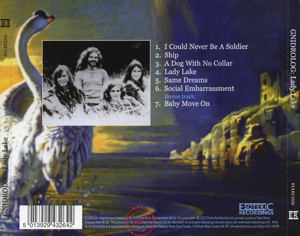 Audio CD: Gnidrolog (1972) Lady Lake Audio CD: Gnidrolog (1972) Lady Lake