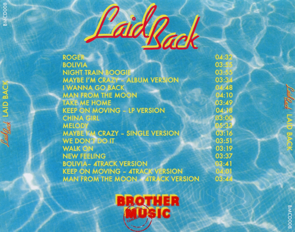 Audio CD: Laid Back (1981) Laid Back Audio CD: Laid Back (1981) Laid Back