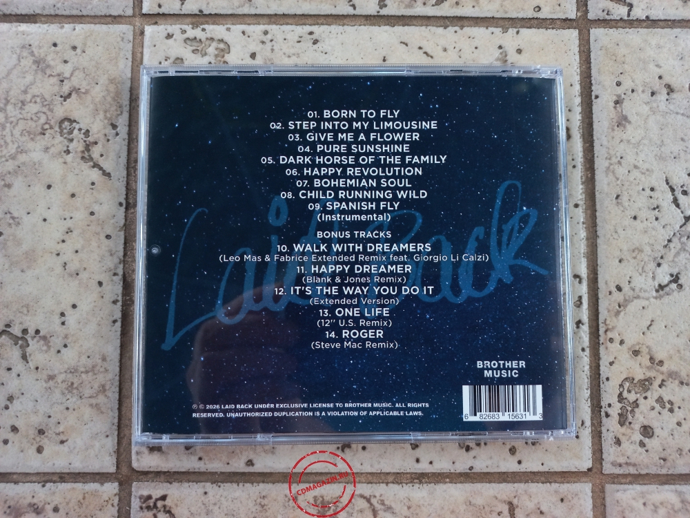 Audio CD: Laid Back (2026) Born To Fly