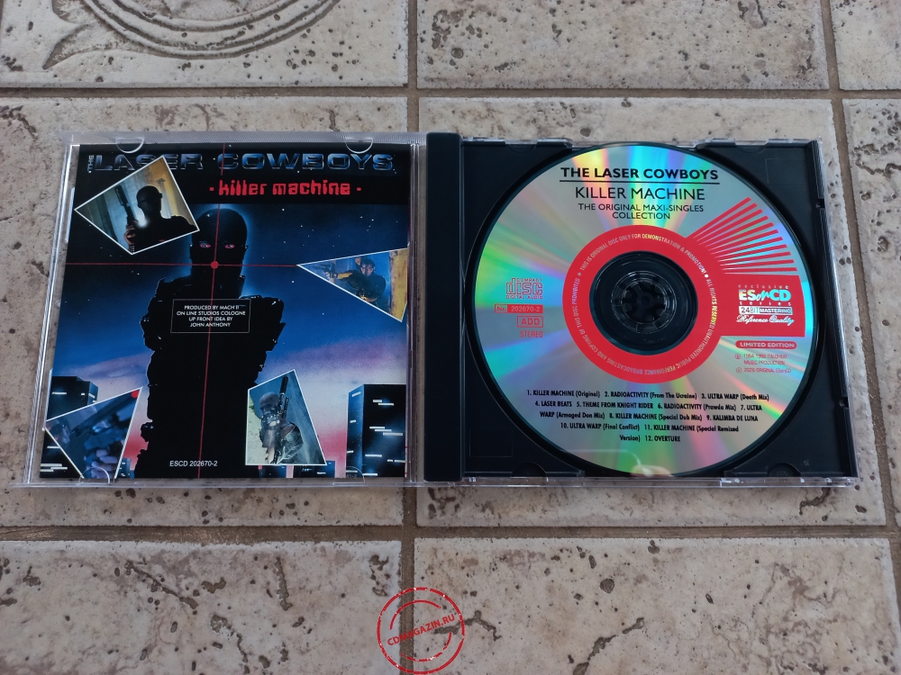 Audio CD: Laser Cowboys (2026) Killer Machine (The Original Maxi-Singles Collection) Audio CD: Laser Cowboys (2026) Killer Machine (The Original Maxi-Singles Collection)