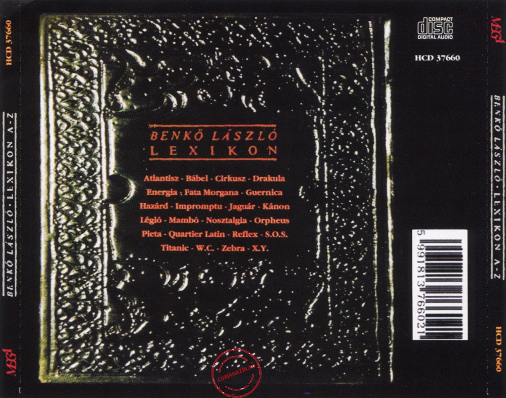 Audio CD: Benko Laszlo (1982) Lexikon A - Z