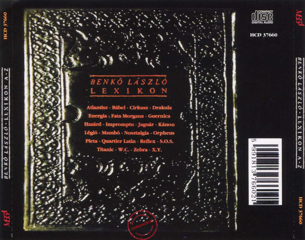 Audio CD: Benko Laszlo (1982) Lexikon A - Z Audio CD: Benko Laszlo (1982) Lexikon A - Z