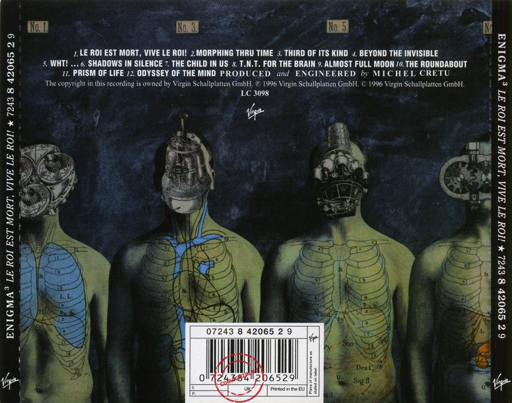 Audio CD: Enigma (1996) Le Roi Est Mort, Vive Le Roi!