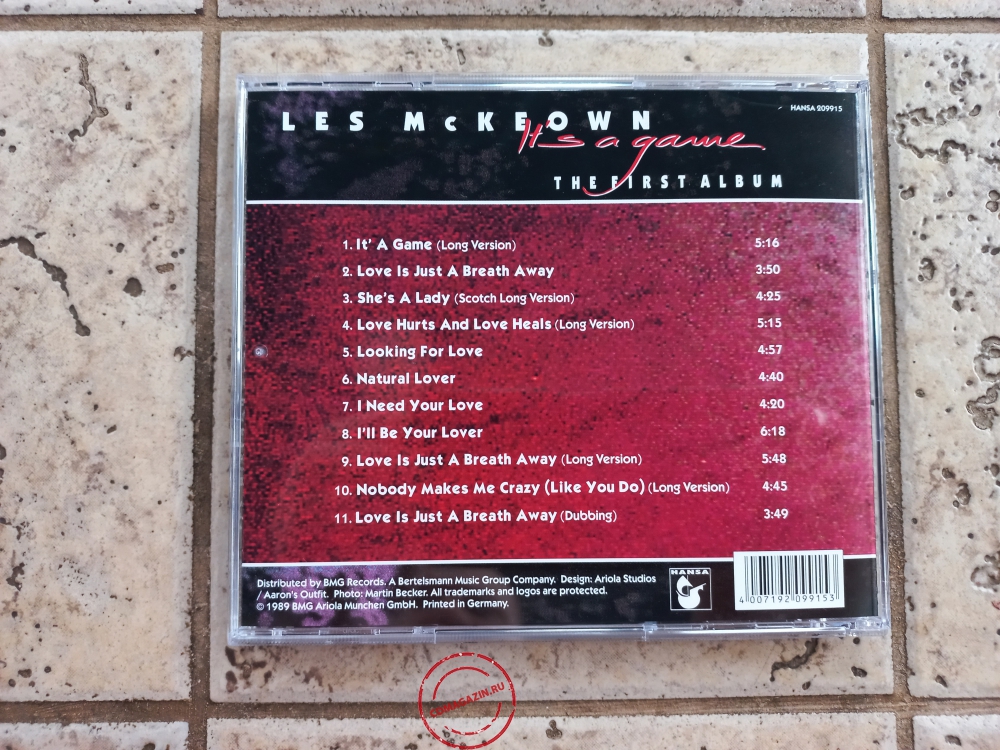 Audio CD: Les McKeown (1989) It's A Game