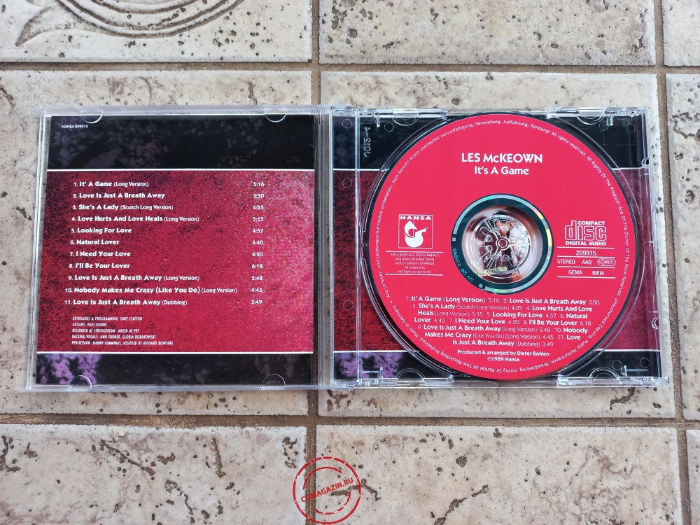 Audio CD: Les McKeown (1989) It's A Game