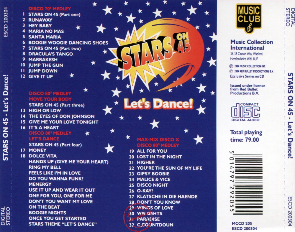 Audio CD: VA Stars On 45 (2003) Let's Dance! Audio CD: VA Stars On 45 (2003) Let's Dance!
