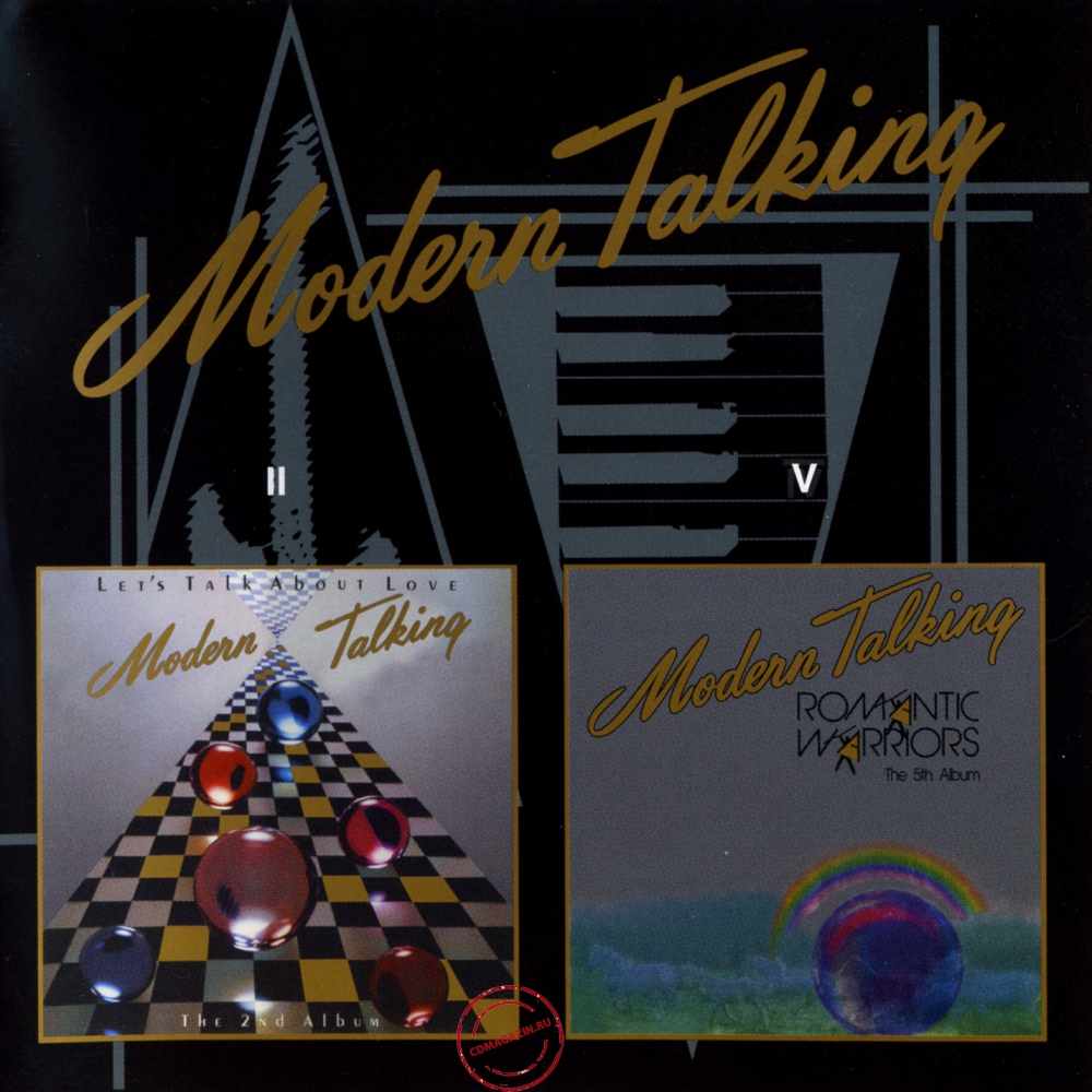 Audio CD: Modern Talking (1985) Let's Talk About Love + Romantic Warriors Audio CD: Modern Talking (1985) Let's Talk About Love + Romantic Warriors