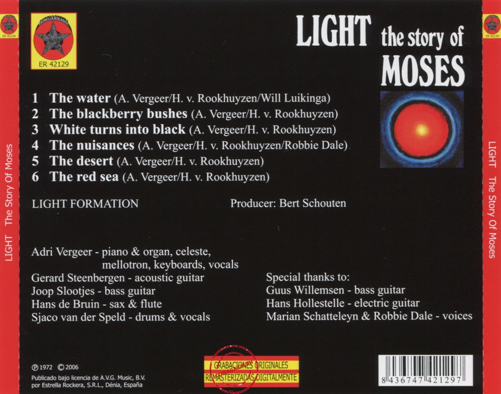 Audio CD: Light (4) (1972) The Story Of Moses