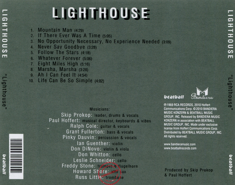 Audio CD: Lighthouse (2) (1969) Lighthouse Audio CD: Lighthouse (2) (1969) Lighthouse