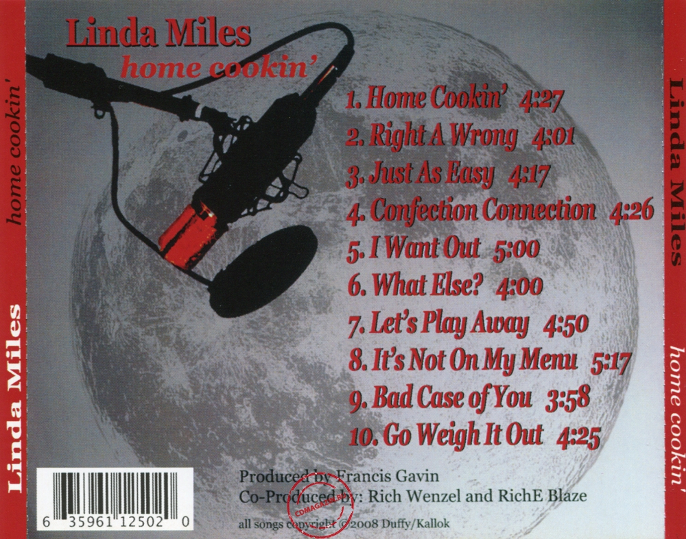 Audio CD: Linda Miles (2008) Home Cookin'