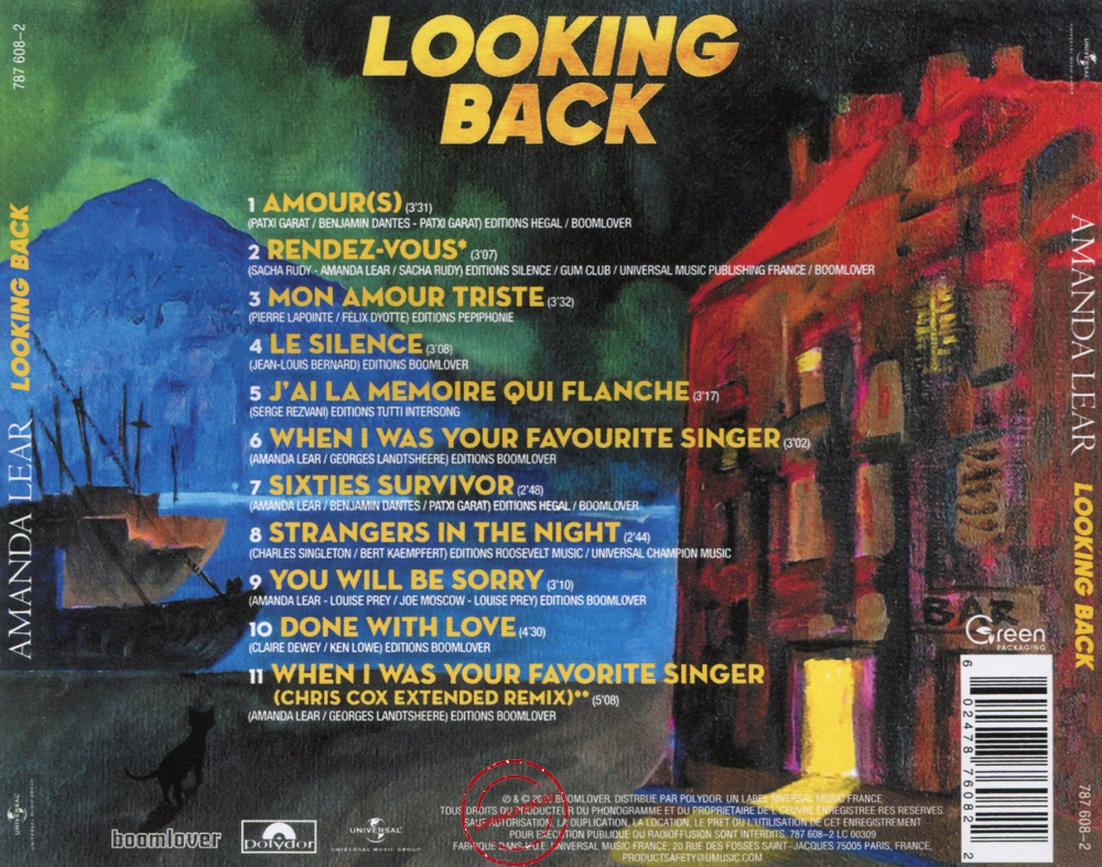 Audio CD: Amanda Lear (2025) Looking Back