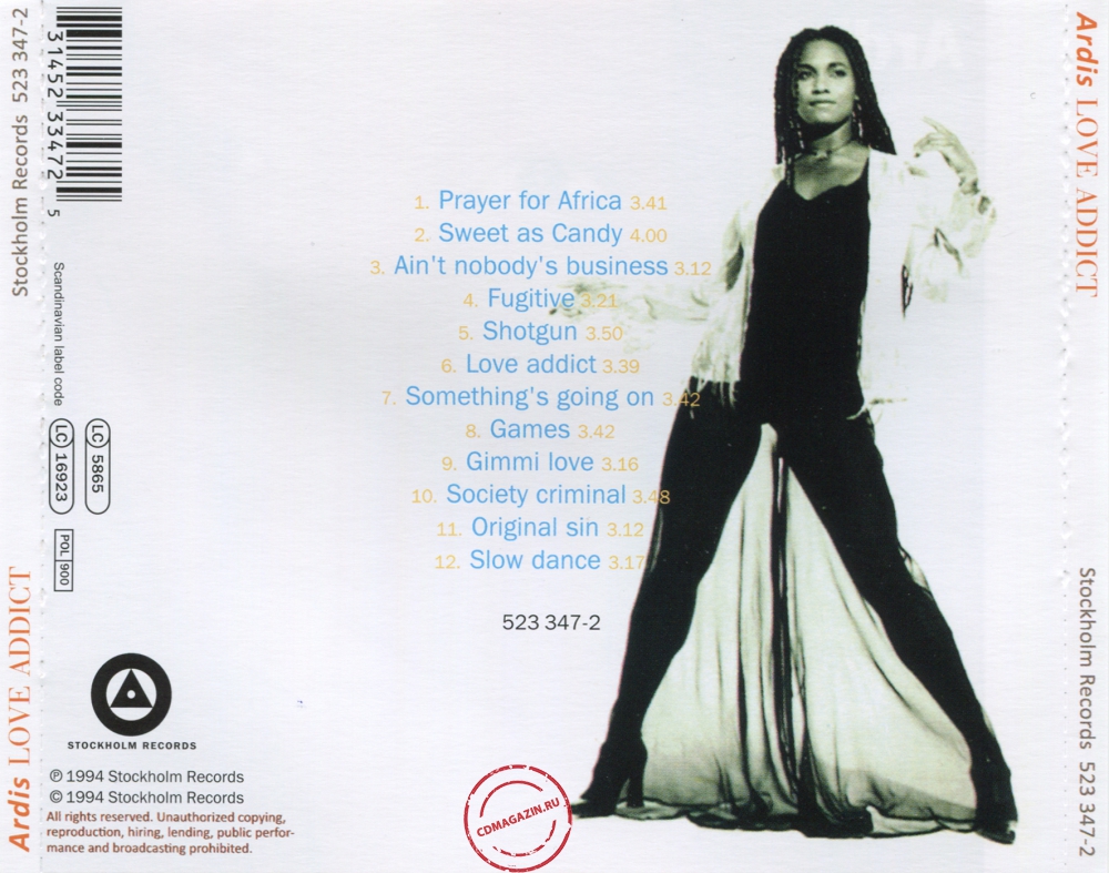 Audio CD: Ardis (1994) Love Addict