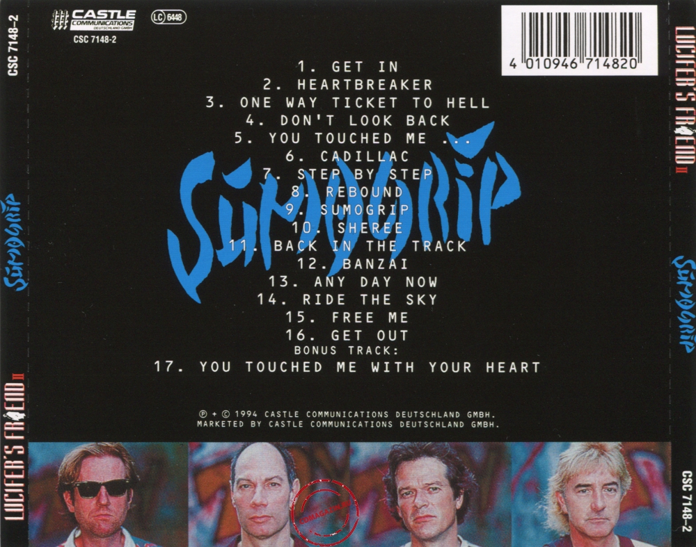 Audio CD: Lucifer's Friend (1994) Sumogrip Audio CD: Lucifer's Friend (1994) Sumogrip