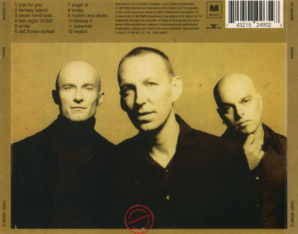 Audio CD: M People (1997) Fresco Audio CD: M People (1997) Fresco