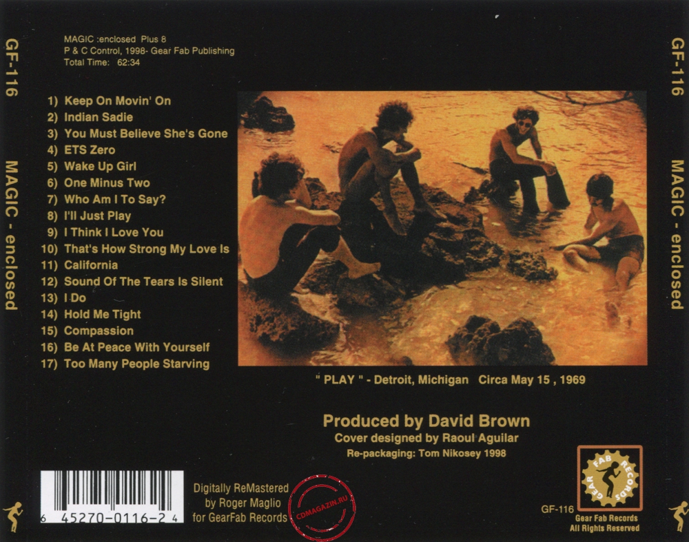 Audio CD: Magic (21) (1969) Enclosed Audio CD: Magic (21) (1969) Enclosed