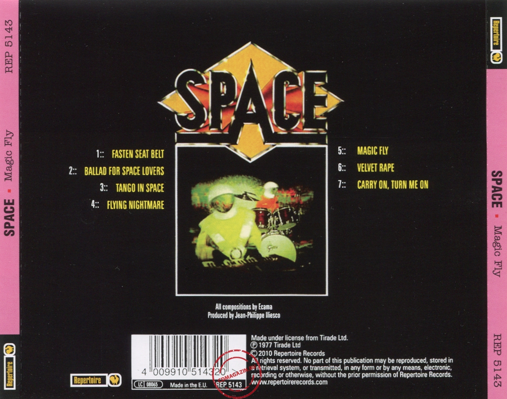 Audio CD: Space (1977) Magic Fly Audio CD: Space (1977) Magic Fly