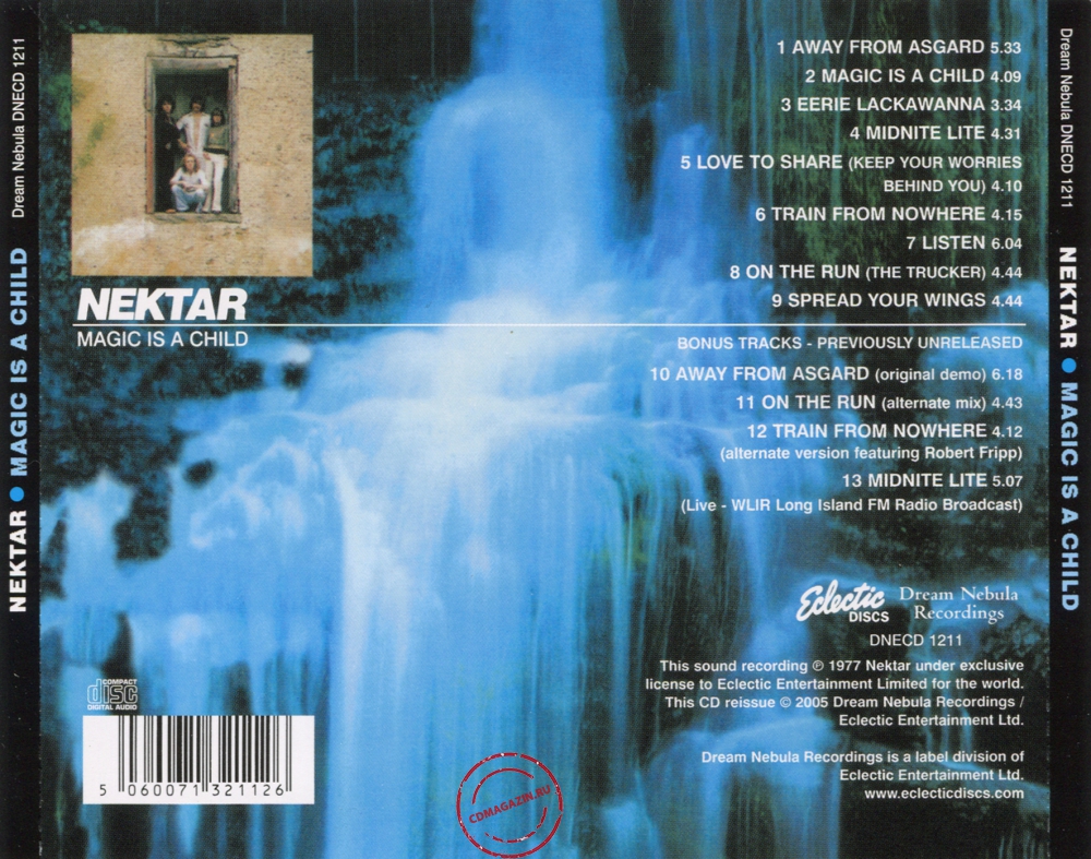 Audio CD: Nektar (1977) Magic Is A Child