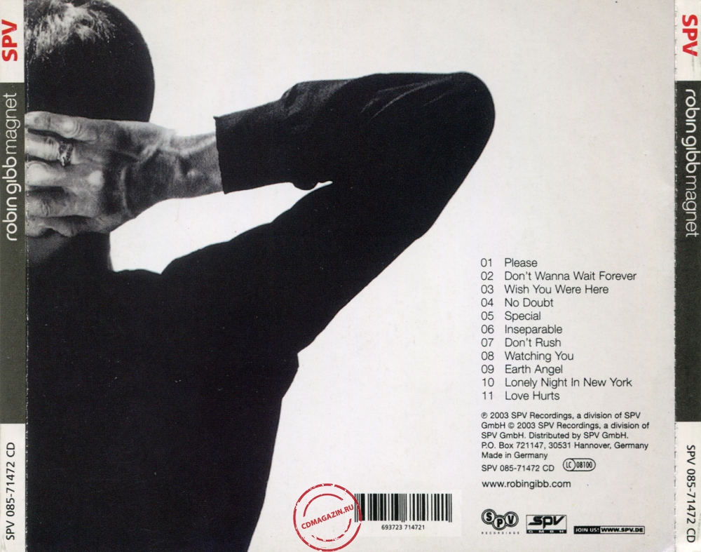 Audio CD: Robin Gibb (2003) Magnet