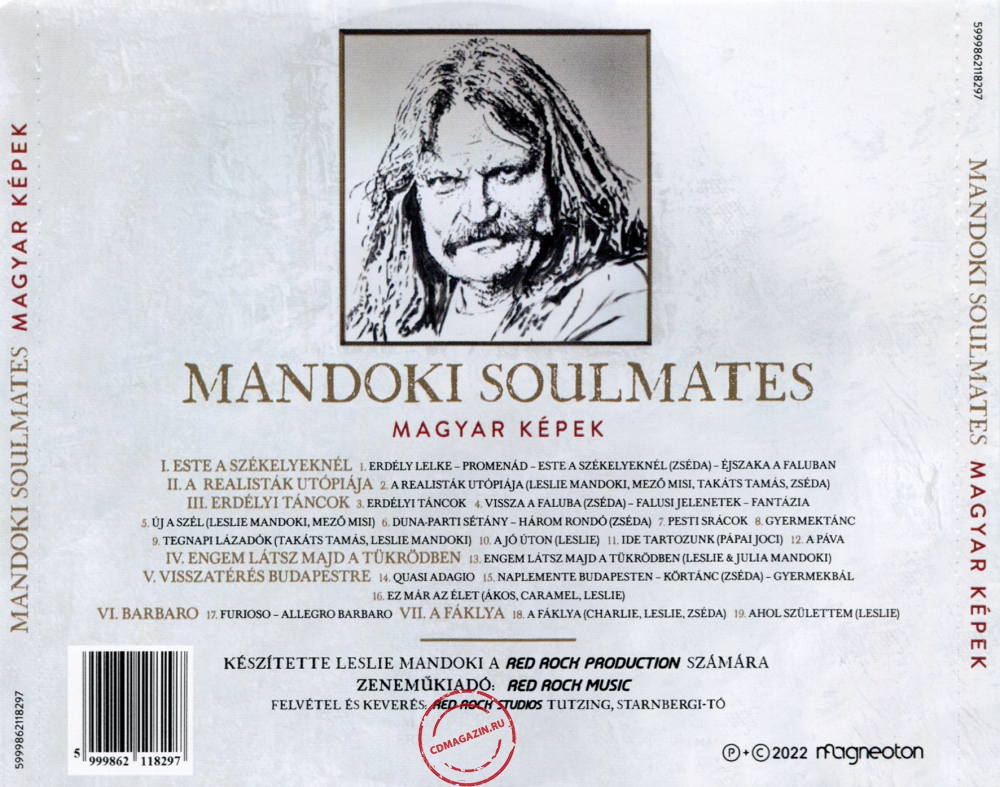 Audio CD: Mandoki Soulmates (2022) Magyar Kepek