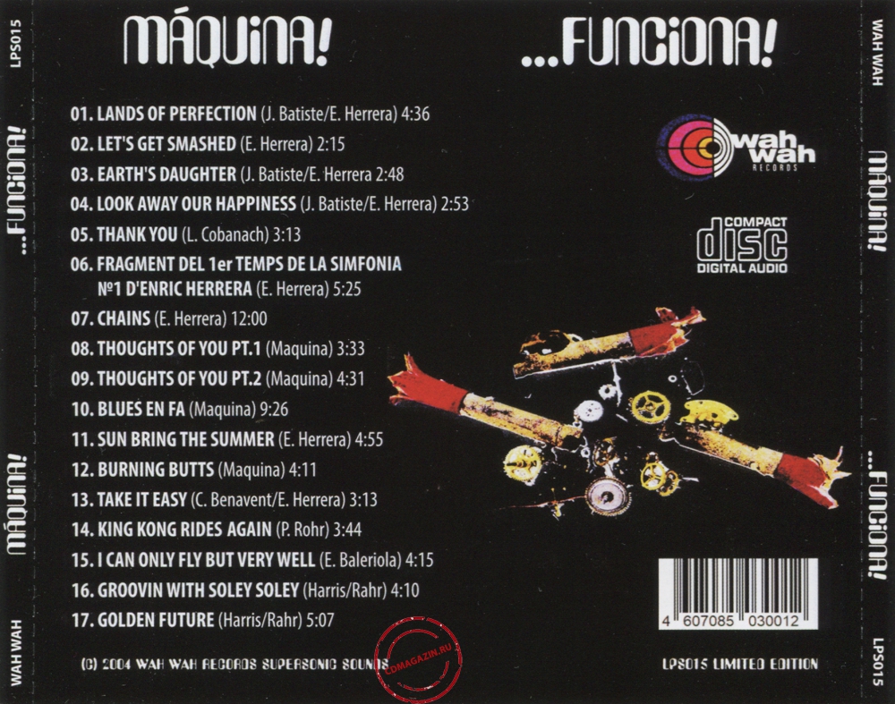 Audio CD: Maquina (2004) ...Funciona! Audio CD: Maquina (2004) ...Funciona!
