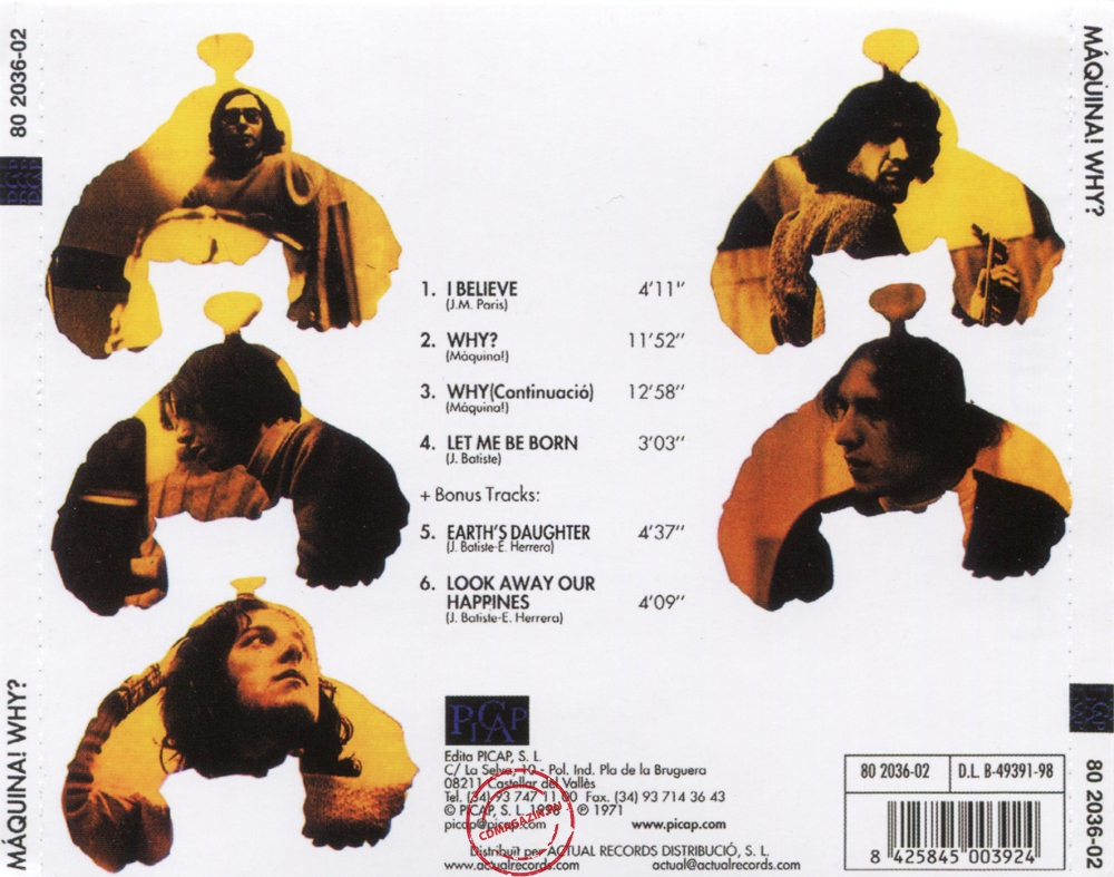 Audio CD: Maquina (1970) Why? Audio CD: Maquina (1970) Why?