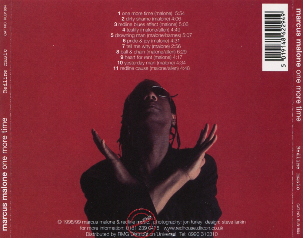 Audio CD: Marcus Malone (2) (1999) One More Time Audio CD: Marcus Malone (2) (1999) One More Time
