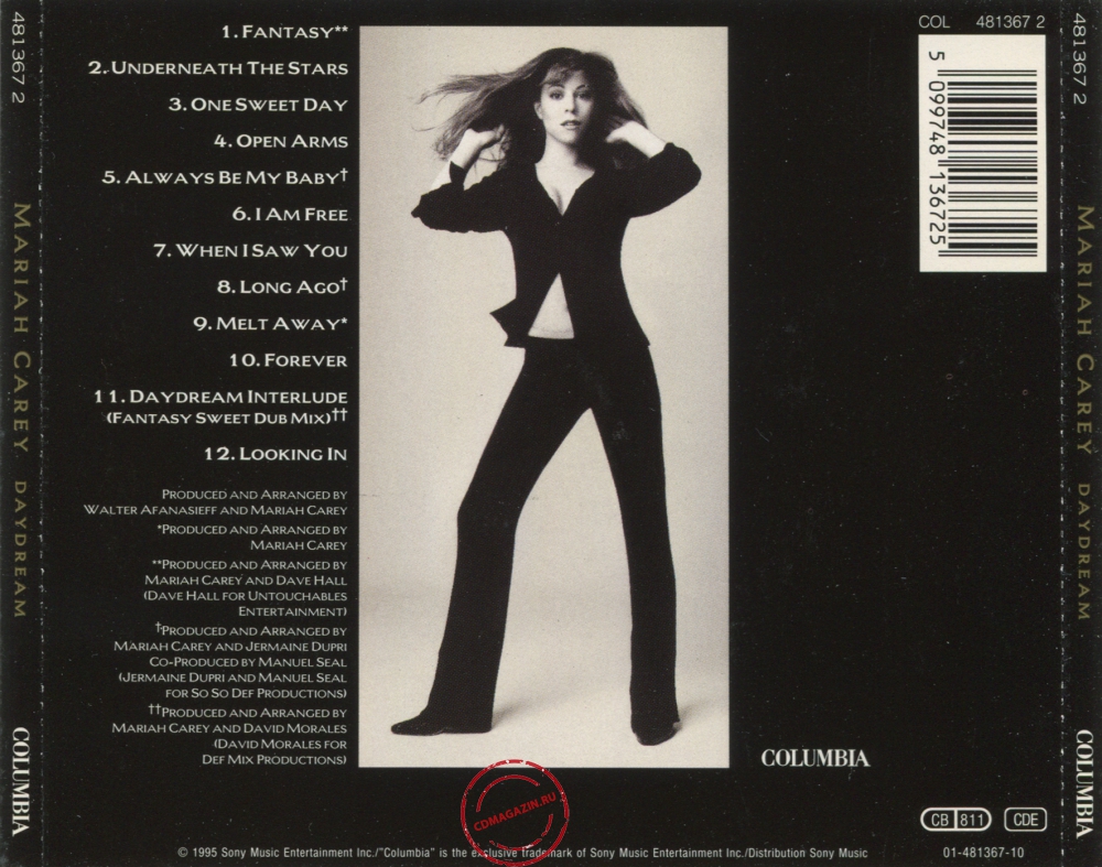 Audio CD: Mariah Carey (1995) Daydream Audio CD: Mariah Carey (1995) Daydream