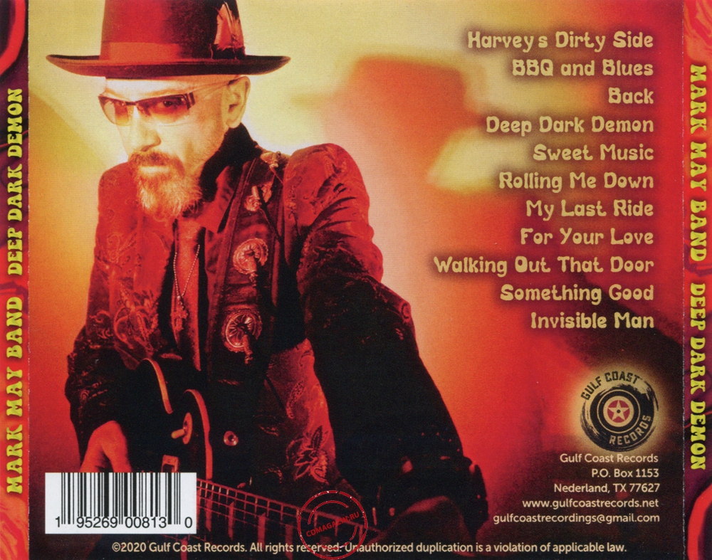 Audio CD: Mark May Band (2020) Deep Dark Demon Audio CD: Mark May Band (2020) Deep Dark Demon