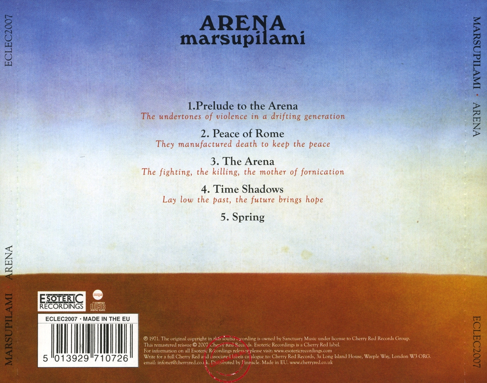Audio CD: Marsupilami (1971) Arena Audio CD: Marsupilami (1971) Arena