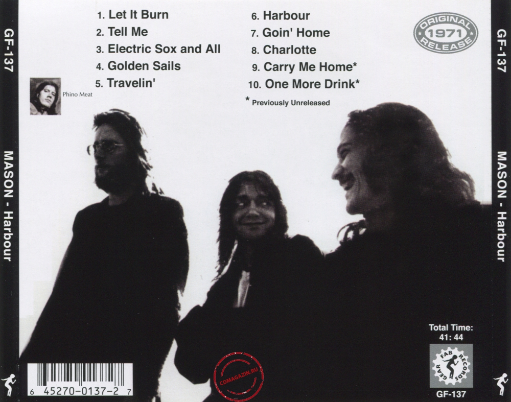Audio CD: Mason (24) (1971) Harbour Audio CD: Mason (24) (1971) Harbour