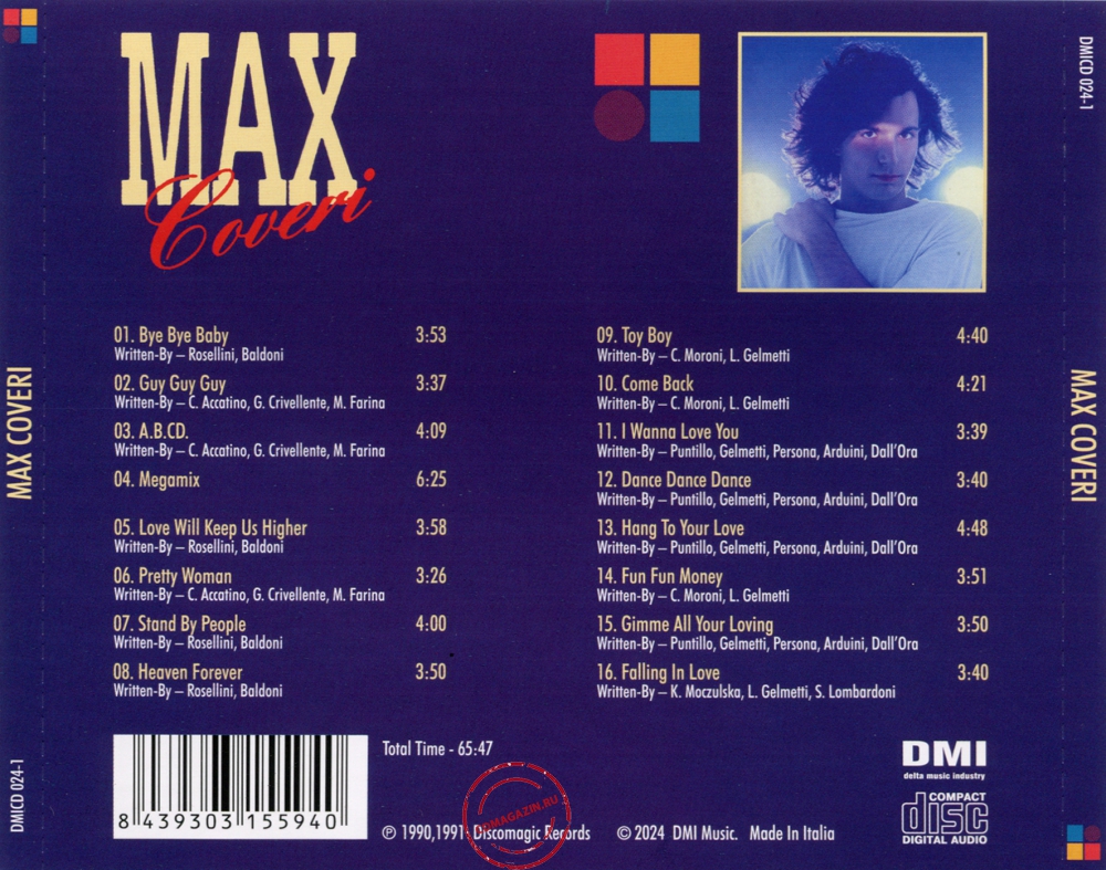 Audio CD: Max Coveri (1990) Max Coveri Audio CD: Max Coveri (1990) Max Coveri