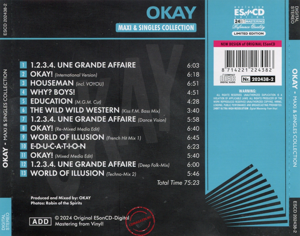 Audio CD: Okay (2024) Maxi & Singles Collection Audio CD: Okay (2024) Maxi & Singles Collection