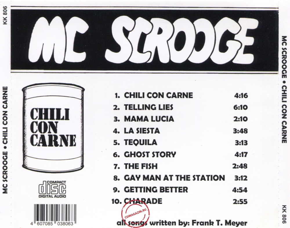 Audio CD: Mc Scrooge (1978) Chili Con Carne Audio CD: Mc Scrooge (1978) Chili Con Carne